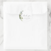 Eucalyptus bloemengroen Baby shower Sticker (Tas)