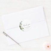 Eucalyptus bloemengroen Baby shower Sticker (Envelop)