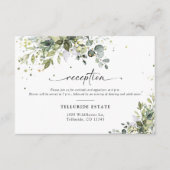 Eucalyptus bloemengroen Behuizing Kaart (Voorkant)