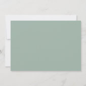 Eucalyptus Bloemige Succulent Botanisch Save The Date (Achterkant)