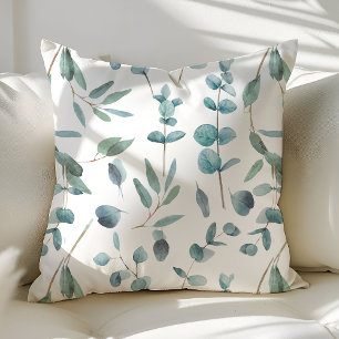 Eucalyptus Bloemrijke Groene Moderne Chic Kussen