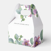 Eucalyptus Bloemrijke Waterverf Schrift Bruidsdouc Bedankdoosjes (Achterkant)