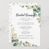 Eucalyptus Bloom Boho Bridal Menu (Voorkant / Achterkant)