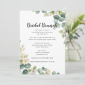 Eucalyptus Bloom Boho Bridal Menu (Staand voorkant)