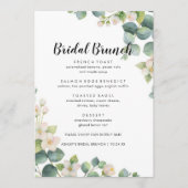 Eucalyptus Bloom Boho Bridal Menu (Voorkant)