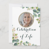 Eucalyptus Bloom Foto's vieren het leven Kaart (Achterkant)