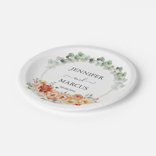 Eucalyptus & Blooms Elegantie Papier Bord (Gekanteld)