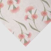 Eucalyptus Blossom op ivoor Tissuepapier (Detail)