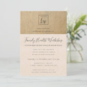 EUCALYPTUS BLOZEND ROZE FAUNA KRAFT WORKSHOP EVENE KAART (Staand voorkant)