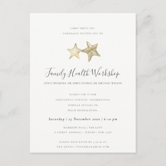 EUCALYPTUS BLOZEND ROZE MARINE ROZE WORKSHOP EVENT AANKONDIGINGSKAART (Voorkant)