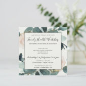 EUCALYPTUS BLOZEND ROZENLOOF WORKSHOP EVENEMENT KAART (Staand voorkant)