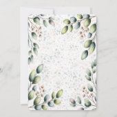 Eucalyptus Blush Alcohol Ink Brunch en Bubbels Kaart (Achterkant)