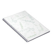 Eucalyptus & Blush Bloemen Subtiel Botanisch Notitieboek (Rechterzijde)