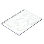 Eucalyptus & Blush Bloemen Subtiel Botanisch Notitieboek (Linkerzijde)