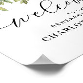 Eucalyptus Blush repetitie Diner Poster (Hoek)