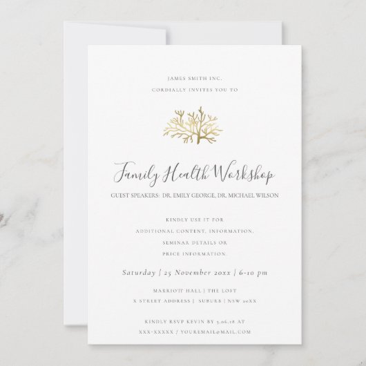 EUCALYPTUS BLUSH ROOS KRAFT BLACK WORKSHOP EVEN KAART (Voorkant)