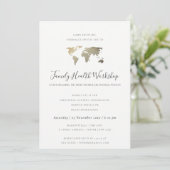 EUCALYPTUS BLUSH ROOS KRAFT GRAY WORKSHOP EVENT KAART (Staand voorkant)