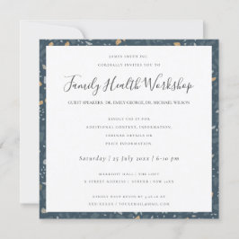 EUCALYPTUS BLUSH ROOS KRAFT NAVY WORKSHOP EVENT KAART