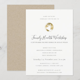EUCALYPTUS BLUSH ROOS KRAFT NAVY WORKSHOP EVENT KAART