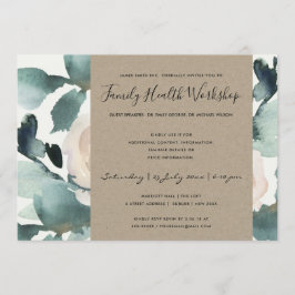 EUCALYPTUS BLUSH ROOS KRAFT PINK WORKSHOP EVAL KAART