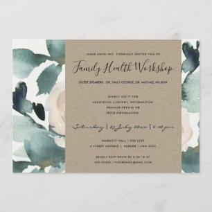 EUCALYPTUS BLUSH ROOS KRAFT PINK WORKSHOP EVAL KAART