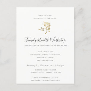 EUCALYPTUS BLUSH ROOS PINK KRAFT WORKSHOP EVAL AANKONDIGINGSKAART