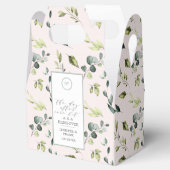 Eucalyptus Blush Roze Hangover Kit Bruiloft Bedankdoosjes (Geopend)