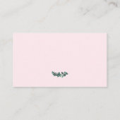 Eucalyptus Blush Roze Therapeut Visitekaartje (Achterkant)