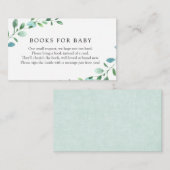 Eucalyptus Boeken voor Baby Enclosure Kaart (Voorkant / Achterkant)