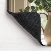 Eucalyptus boeket in boerderijraam muismat (Hoek)