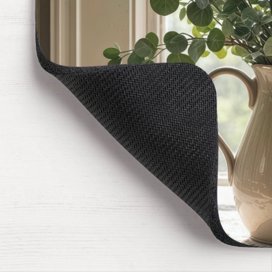 Eucalyptus boeket in boerderijraam muismat (Hoek)