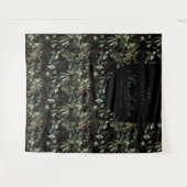 Eucalyptus Boho Boog Zwarte Bruiloft Backdrop Wandkleed (Voorkant (horizontaal))