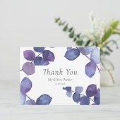 Eucalyptus Boho dank u Bedankkaart (Staand voorkant)