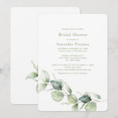 Eucalyptus Boho Greenery Vrijgezellenfeest Kaart (Voorkant / Achterkant)