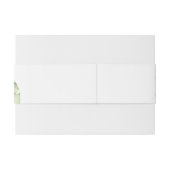 Eucalyptus Boho Groene Bloemige Trouwdag Uitnodigingen Wikkel (Achterkant Voorbeeld)