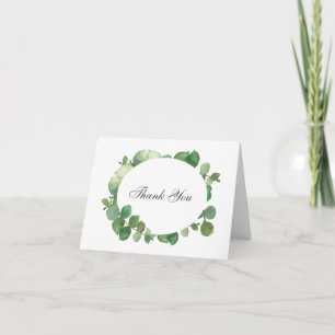 Eucalyptus Boho Groene Dank Je Kaart