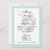 Eucalyptus Boho Huwelijksmenu Sjabloon, Ontvangst Kaart (Voorkant)