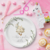 Eucalyptus boho kinderkamer kleding baby shower papieren bordje (Feest)