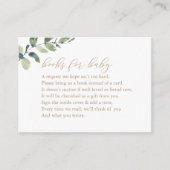 Eucalyptus Books for Baby Book Request Informatiekaartje (Voorkant)