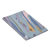 Eucalyptus Boom Blauw Notitieboek (Rechterzijde)