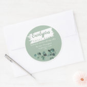 Eucalyptus borst wrijven / balsem label (Envelop)