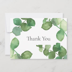 Eucalyptus Bos Begroeiing Dank U Bedankkaart