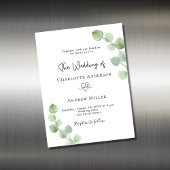 Eucalyptus botanical bruiloft nodigmagnet