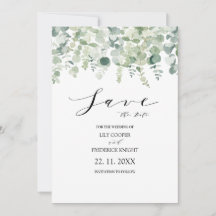 Eucalyptus Botanical Green Wedding