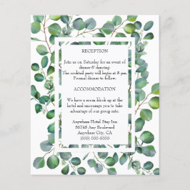 Eucalyptus Botanical Greenery Enclosure Kaart