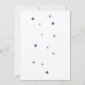 Eucalyptus Botanical Letter Boy Baby shower Invita Kaart (Achterkant)