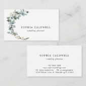 Eucalyptus Botanical Minimalist Visitekaartje (Voorkant / Achterkant)