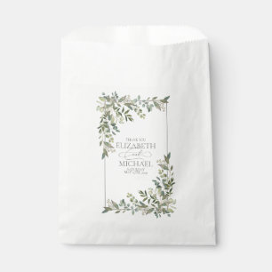 Eucalyptus Botanical Sage Green Wedding Bedankzakje