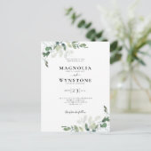 Eucalyptus Botanical Weddenschap Briefkaart (Staand voorkant)