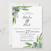 Eucalyptus Botanical Weddenschap Kaart (Voorkant)